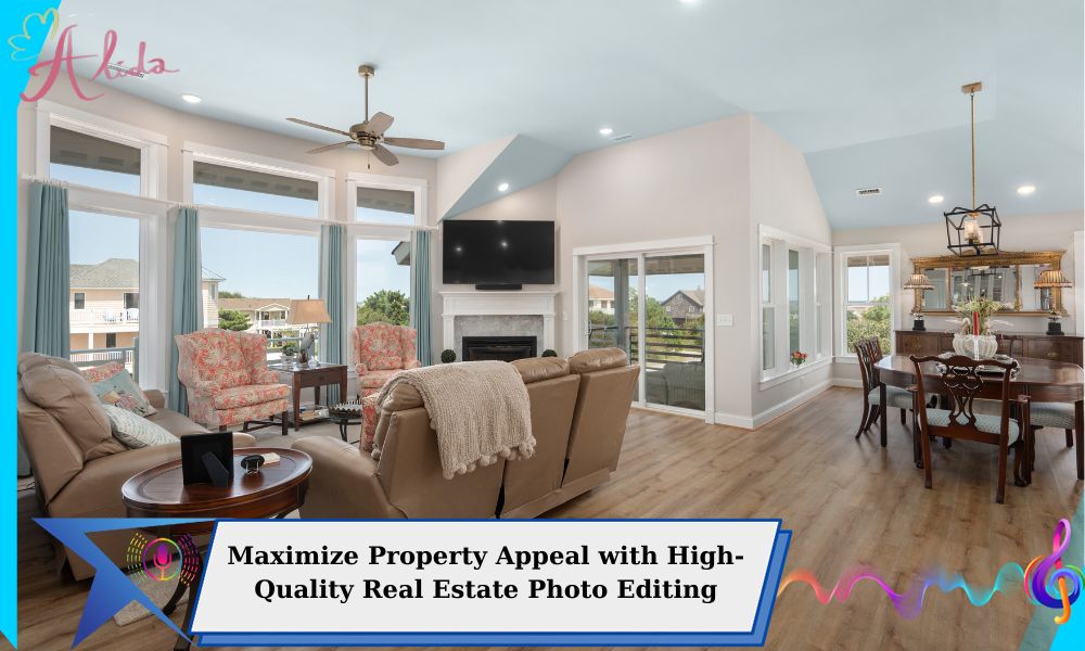 real estate photo editing