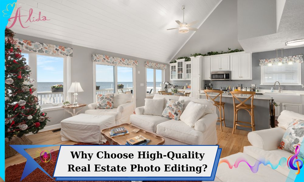 High-quality real estate photo editing