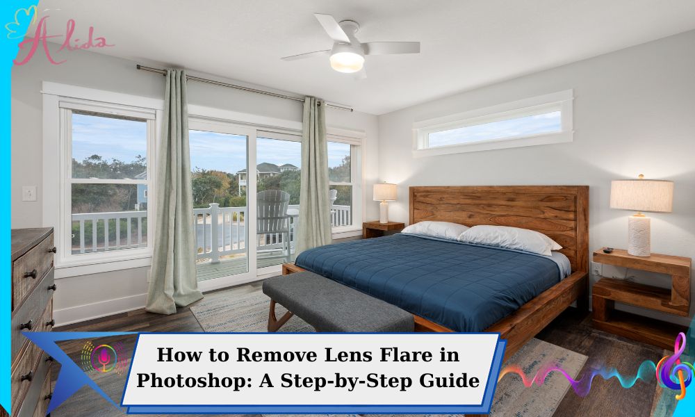 Remove lens flare in Photoshop