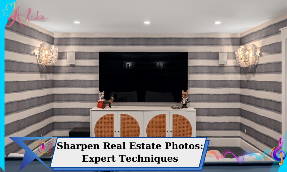 Sharpen real estate photos