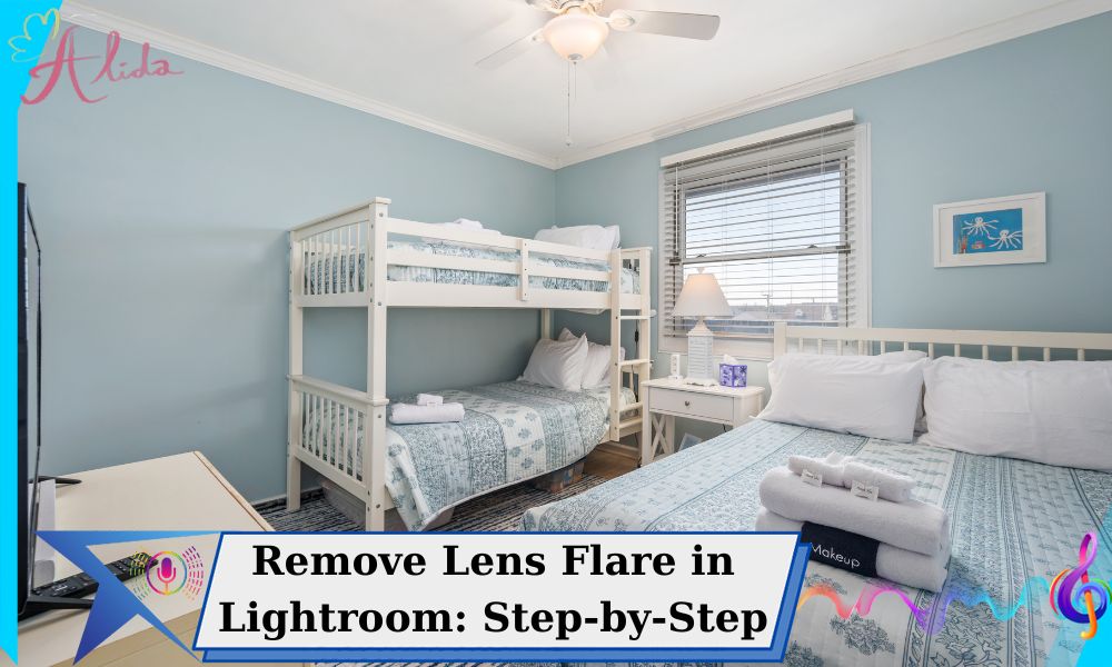remove lens flare in Lightroom